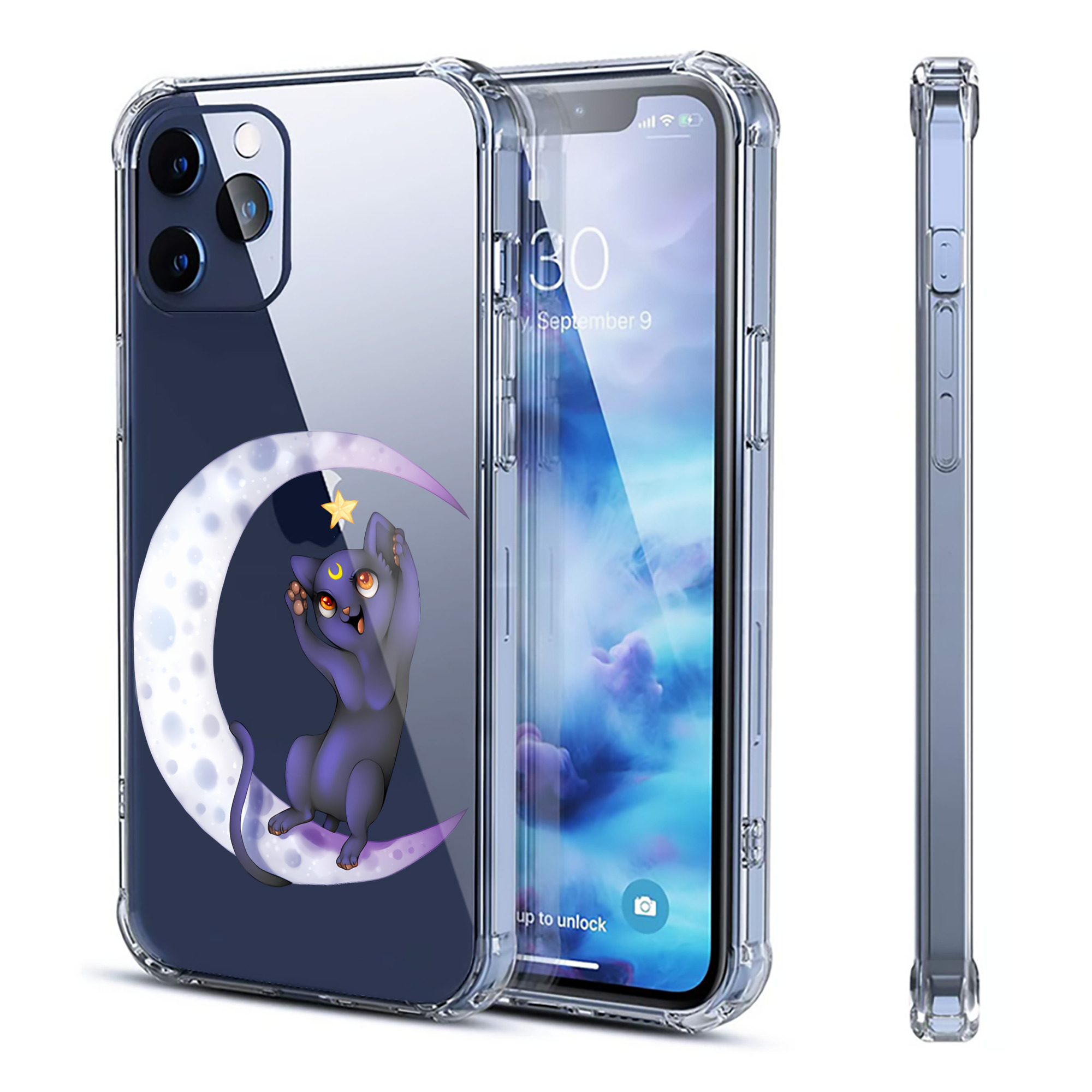 （画像用） 美少女戦士セーラームーン Sailor Moon 【iPhone 12シリーズ対応】透明スマホケース（クリアソフトケース）